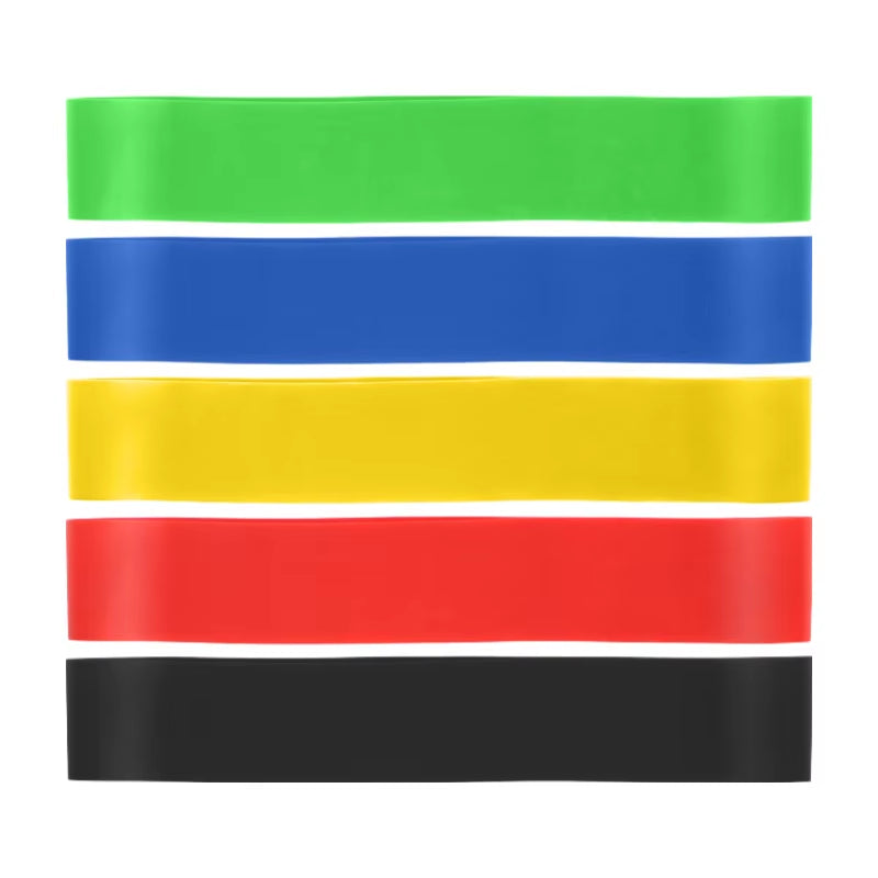 Ultimate 7-Piece TPE Resistance Bands Set for Strength Training, Yoga, and Pilates - Portable Rubber Loop Expander for Home Gym Workouts