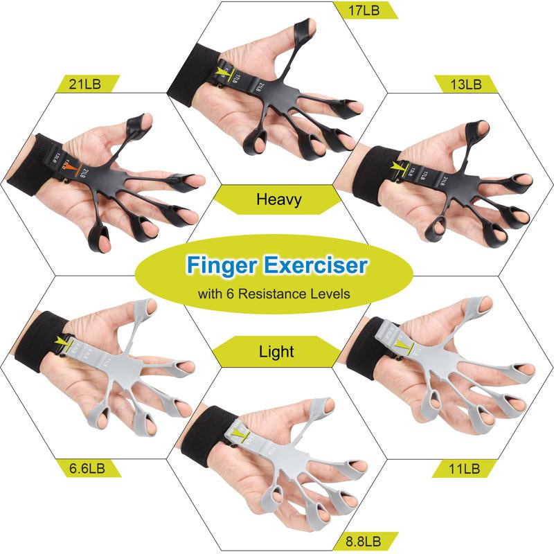 Ultimate Hand Strengthening Kit: Grip Trainer & Finger Exerciser for Enhanced Performance