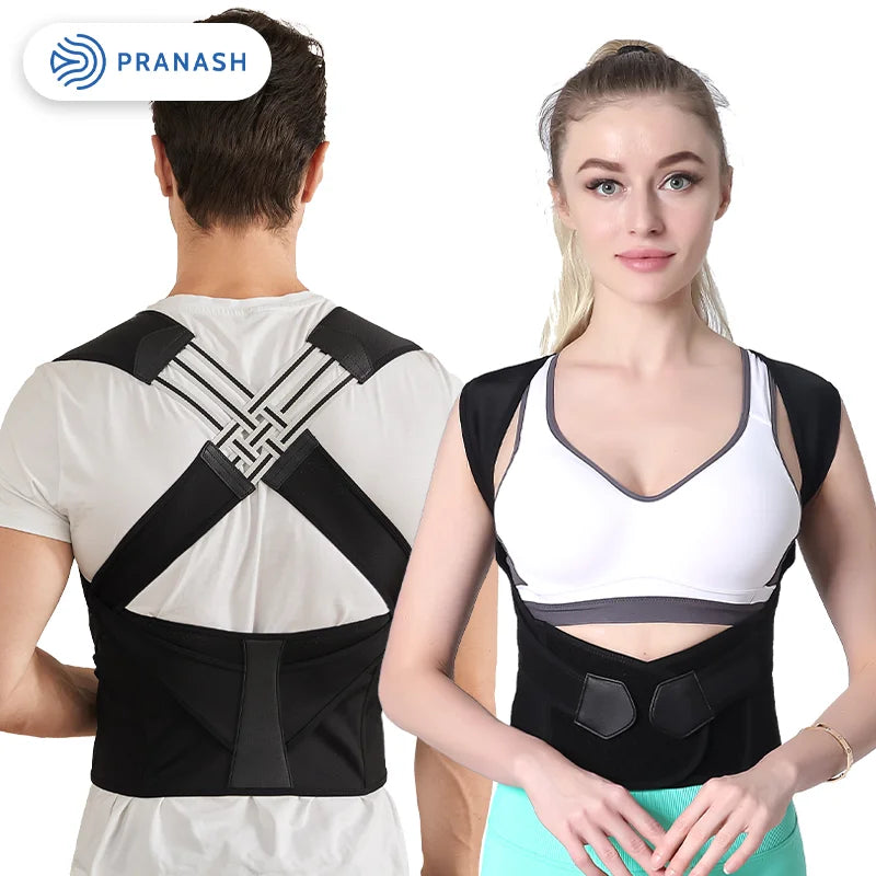 Adjustable Back Posture Corrector Belt for Men and Women - Prevent Slouching and Relieve Pain