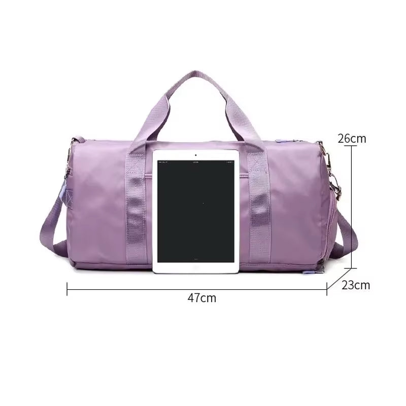 Versatile Outdoor Waterproof Gym Bag for Men & Women - Perfect for Fitness, Travel, and Yoga with Shoe Compartment