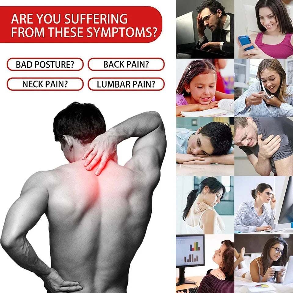 Adjustable Posture Corrector for Back Pain Relief - Shoulder & Spine Support Band