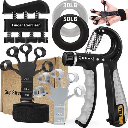 Ultimate Hand Strengthening Kit: Grip Trainer & Finger Exerciser for Enhanced Performance