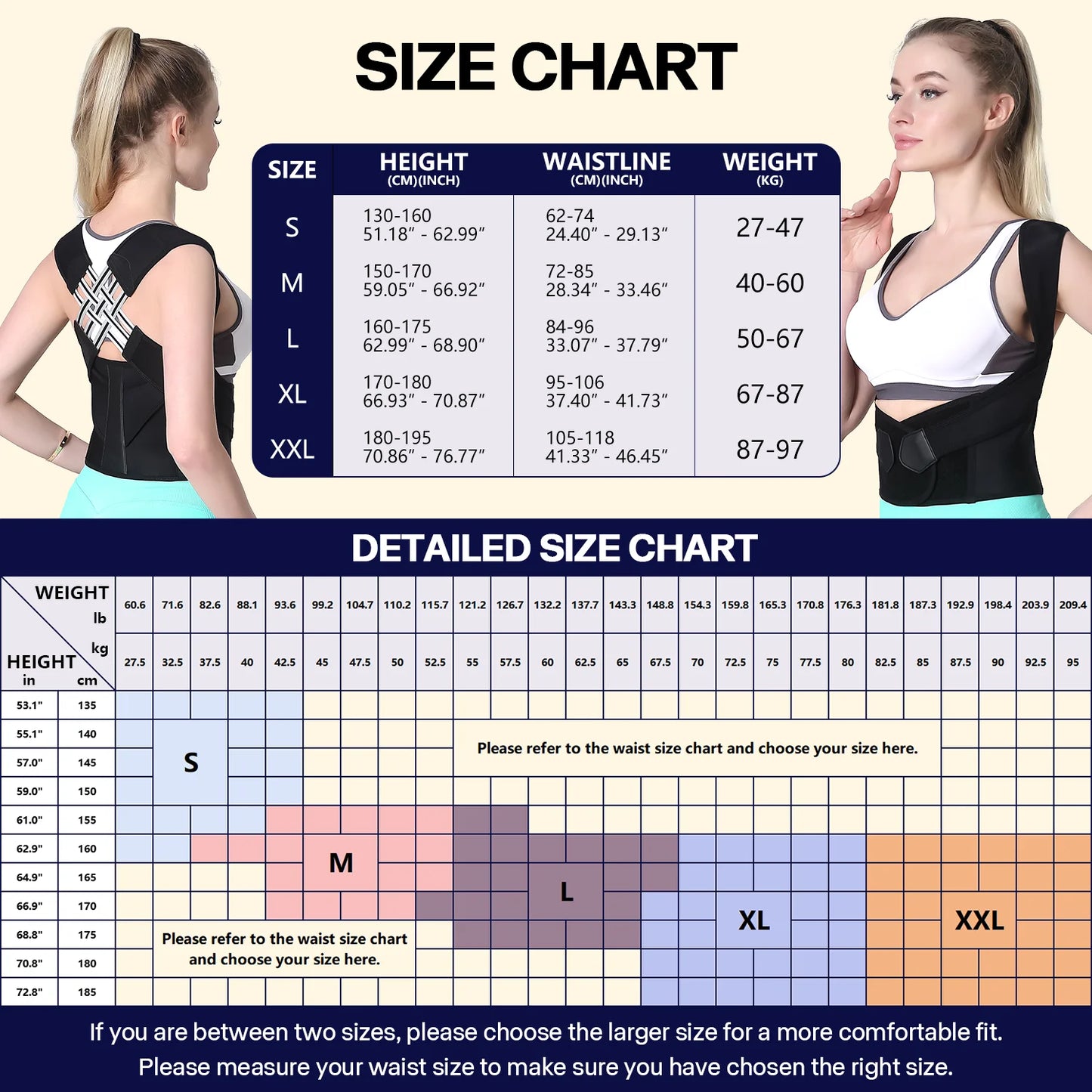 Adjustable Back Posture Corrector Belt for Men and Women - Prevent Slouching and Relieve Pain
