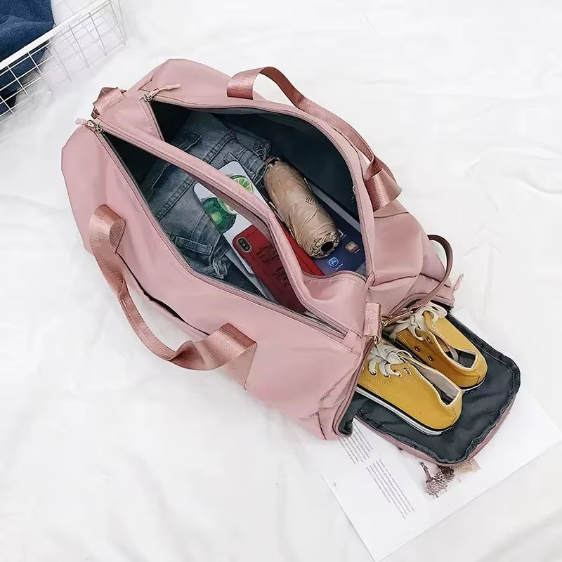 Versatile Outdoor Waterproof Gym Bag for Men & Women - Perfect for Fitness, Travel, and Yoga with Shoe Compartment