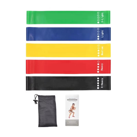 Ultimate 7-Piece TPE Resistance Bands Set for Strength Training, Yoga, and Pilates - Portable Rubber Loop Expander for Home Gym Workouts