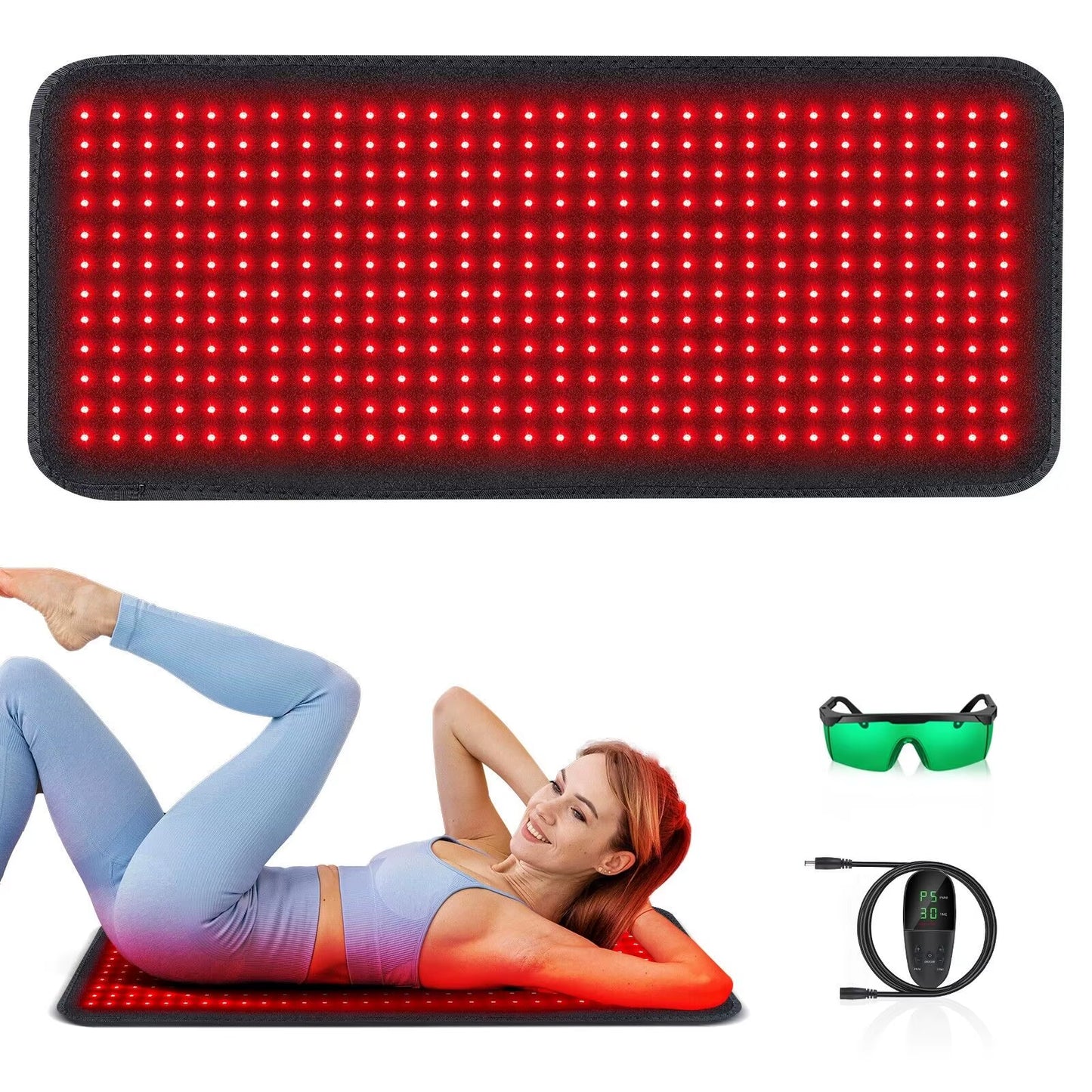 Revitalize Your Well-Being with the LED Red Light Infrared Treatment Pad for Menstrual Discomfort and Back Pain Relief