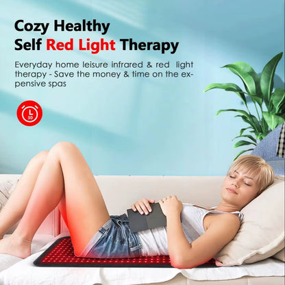 Revitalize Your Well-Being with the LED Red Light Infrared Treatment Pad for Menstrual Discomfort and Back Pain Relief
