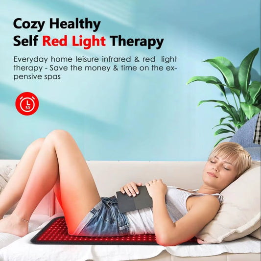 Revitalize Your Well-Being with the LED Red Light Infrared Treatment Pad for Menstrual Discomfort and Back Pain Relief