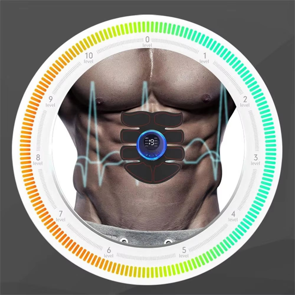 Transform Your Core with the ABS Stimulator Muscle Toner - EMS Fitness Device for Effective Weight Loss and Abdominal Training