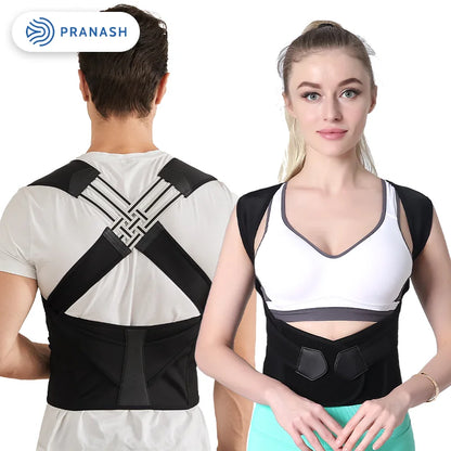 Adjustable Back Posture Corrector Belt for Men and Women - Prevent Slouching and Relieve Pain