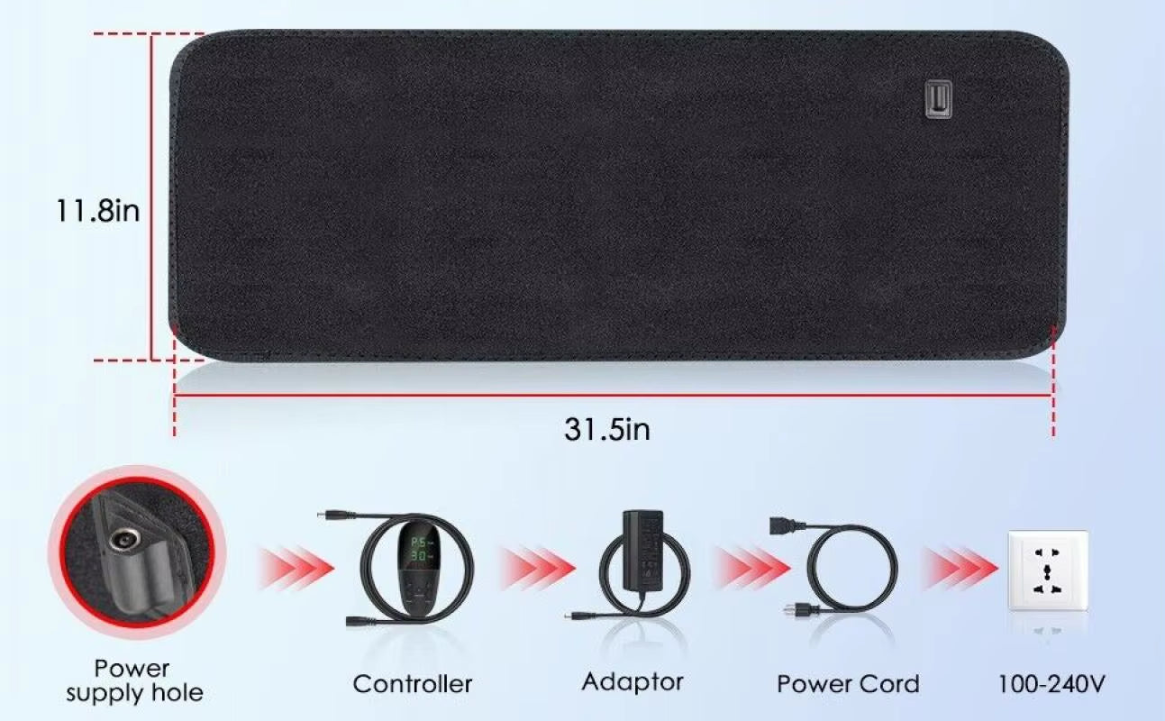 Revitalize Your Well-Being with the LED Red Light Infrared Treatment Pad for Menstrual Discomfort and Back Pain Relief