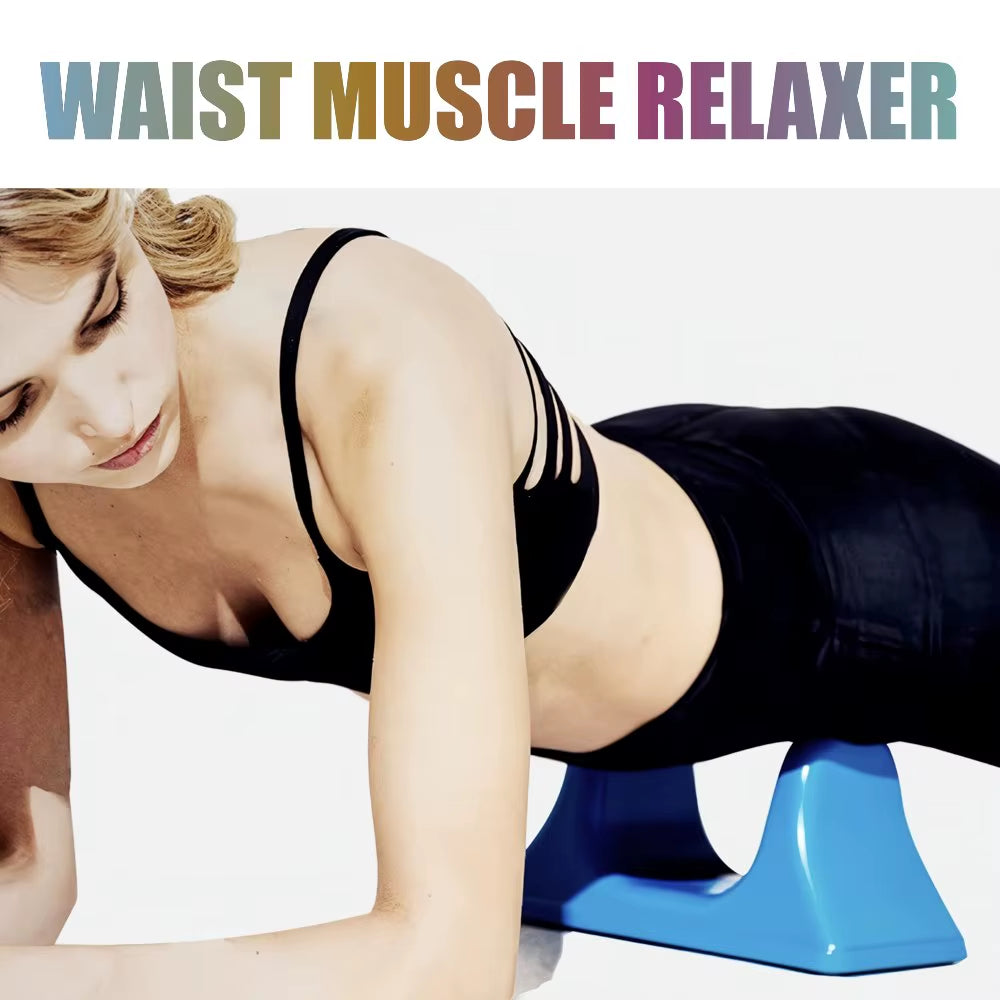 Ultimate Deep Tissue Waist Muscle Relaxer Massager - Perfect for Hip, Back, and Psoas Training & Body Stretching with Ergonomic Design