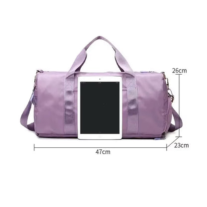 Versatile Outdoor Waterproof Gym Bag for Men & Women - Perfect for Fitness, Travel, and Yoga with Shoe Compartment